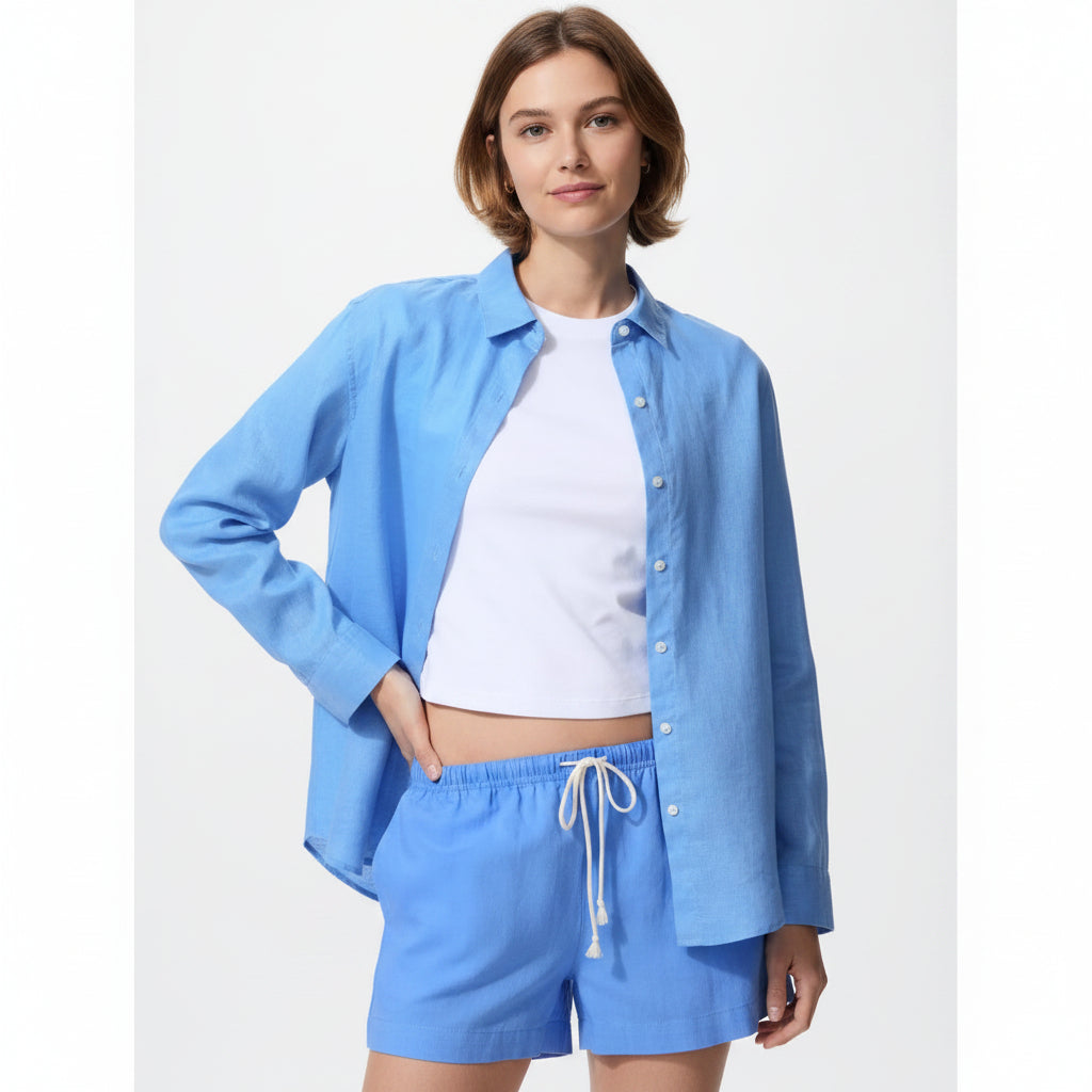 U Premium 100% European Linen Shirt – Relaxed Fit 475647 Japan best brand