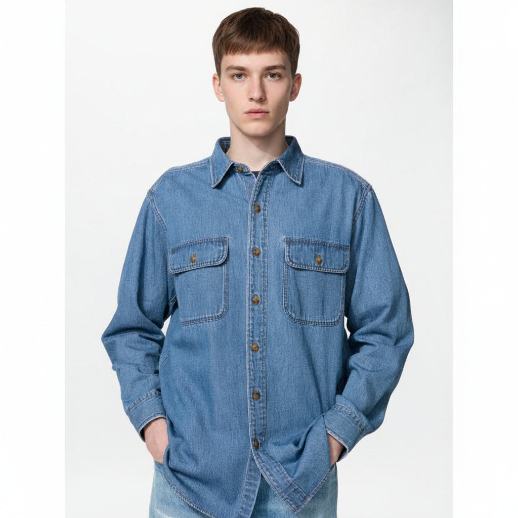 U Denim Shirt 486612 Japan best brand