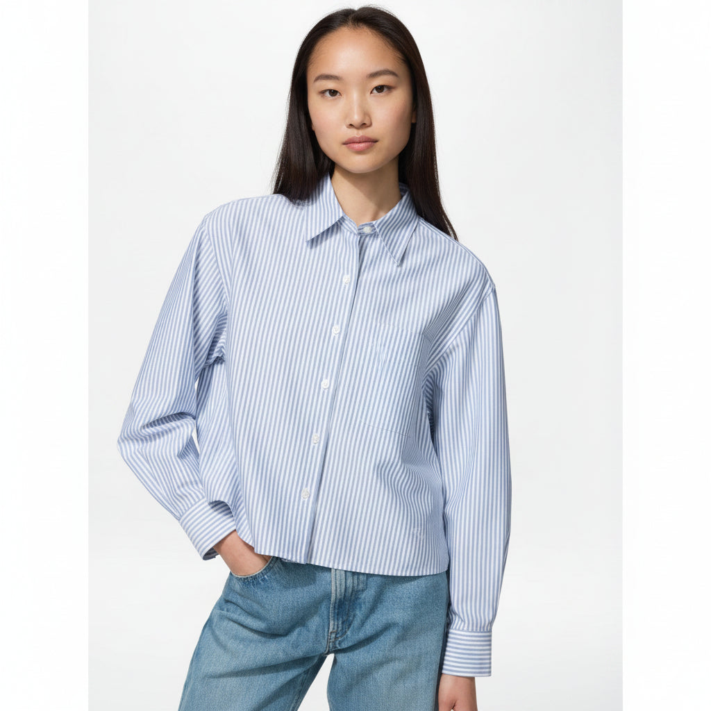 UniQlo Oxford Shirt / Stripe – 491380 Japan best brand