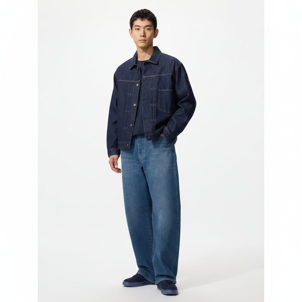 UniQlo EZY Barrel Jeans 488630 Japan Best Brand