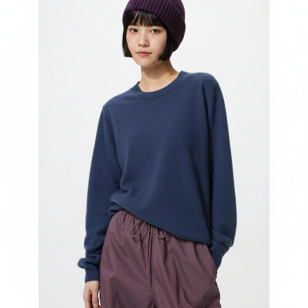 U Cashmere Crew Neck Sweater 485318 Japan best brand