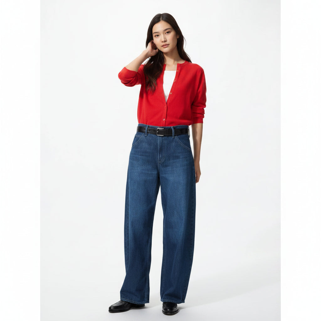 U Baggy Curve Jeans 482280 Japan best brand