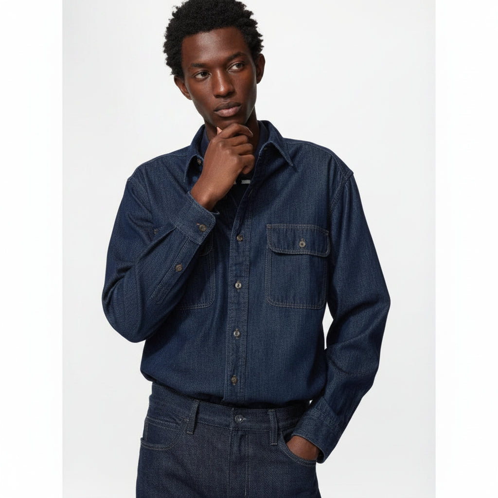 U Denim Shirt 486612 Japan best brand