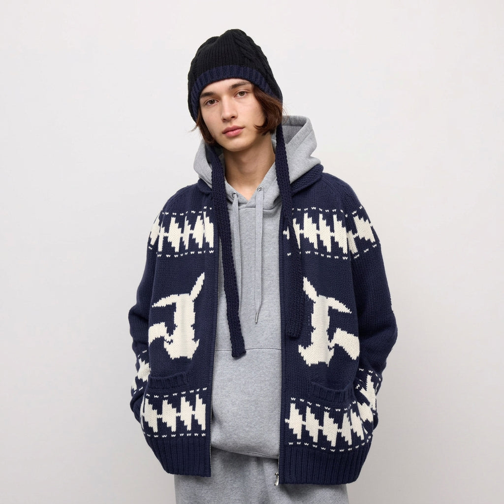 GU Full-Zip Knit Jacket Pokémon 361311 Japan best brand
