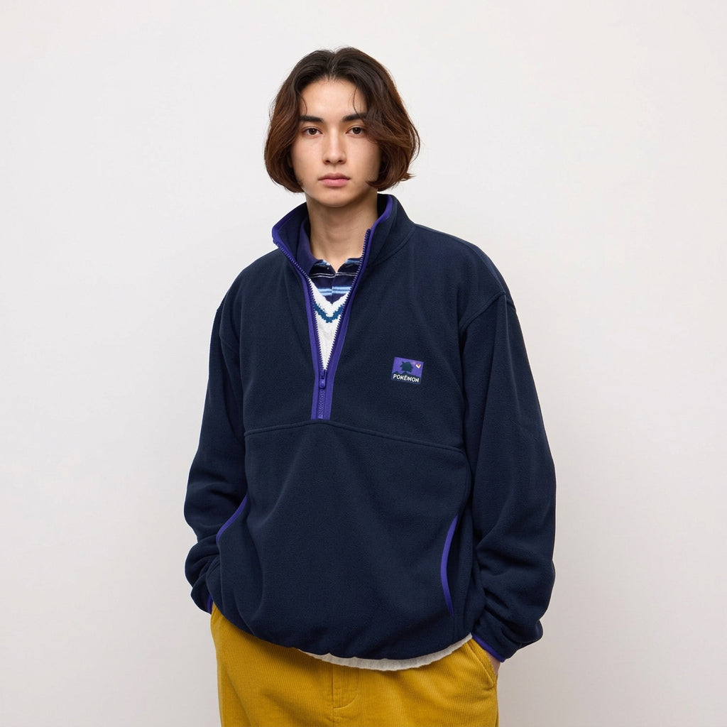 GU Half-Zip Fleece Pullover Pokémon 361730 Japan best brand