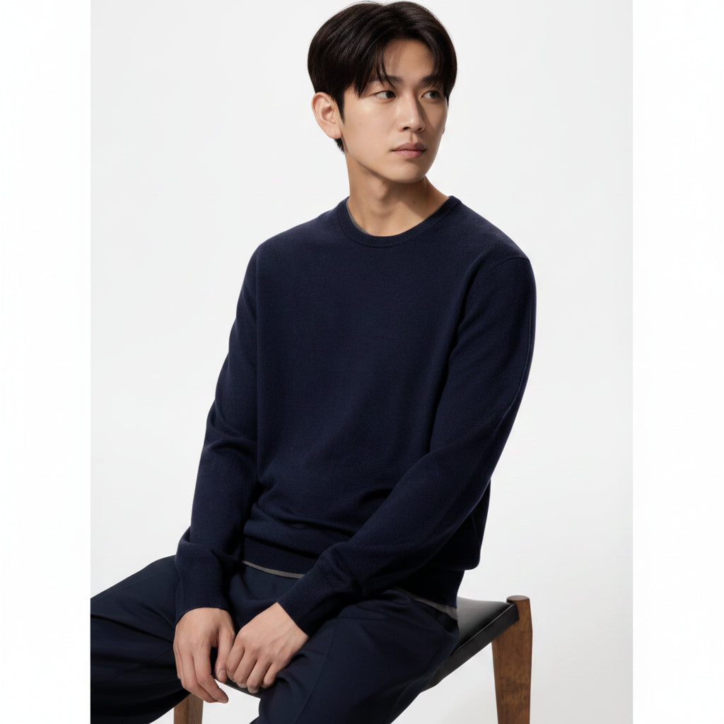 U Merino Crew Neck Sweater 478535 Japan best brand