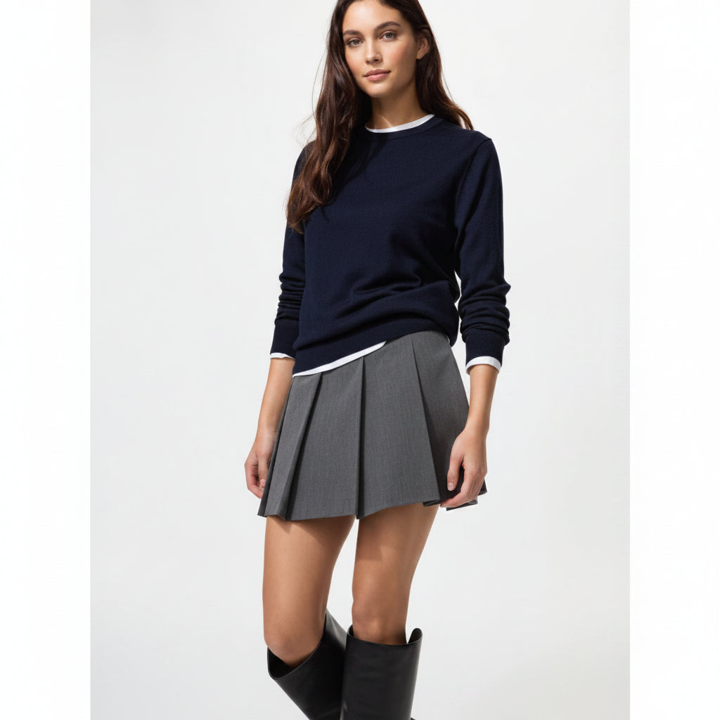 U Merino Crew Neck Sweater 478330 Japan best brand