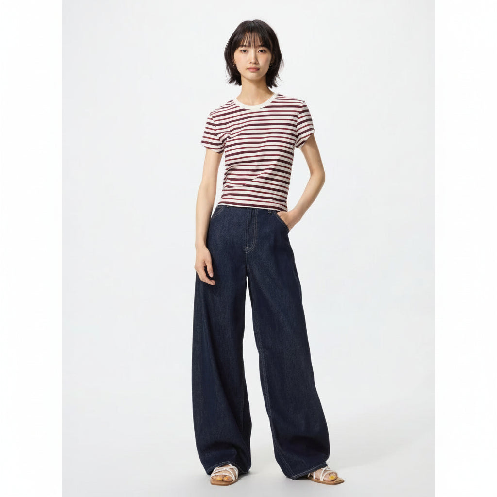 U Baggy Curve Jeans 482280 Japan best brand