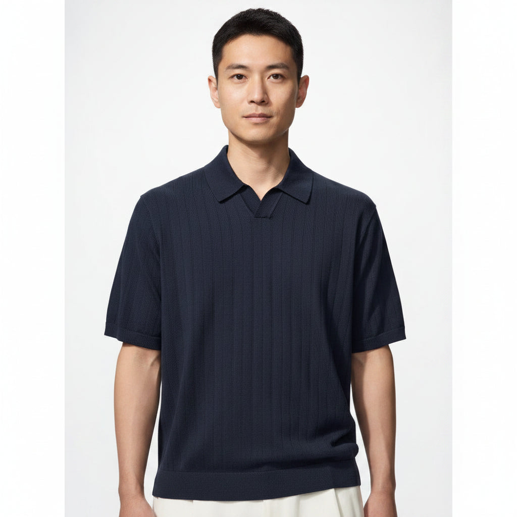 U Washable Skipper Polo Sweater 482328 Japan best brand