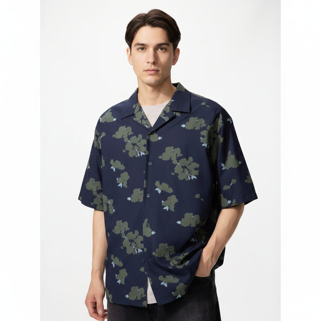 U Open Collar Shirt 482480 Japan best brand Uniqlo