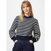 U Cotton-Blend Cropped Crew Neck Sweater 486314 Japan best brand