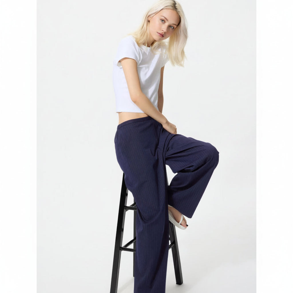 UniQlo Smart Easy Pants – Stripe 488866 Japan best brand