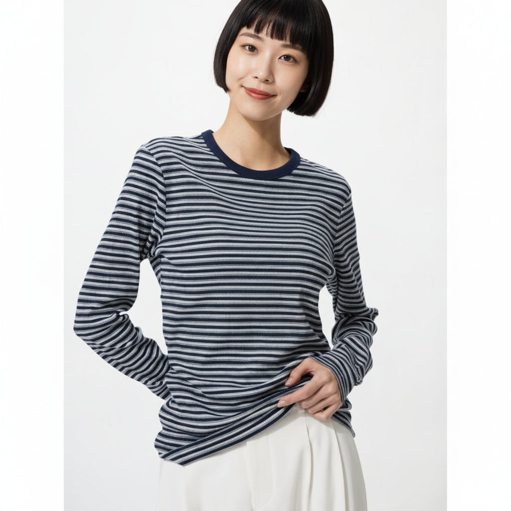 U Soft Rib T-Shirt 489040 Japan best brand