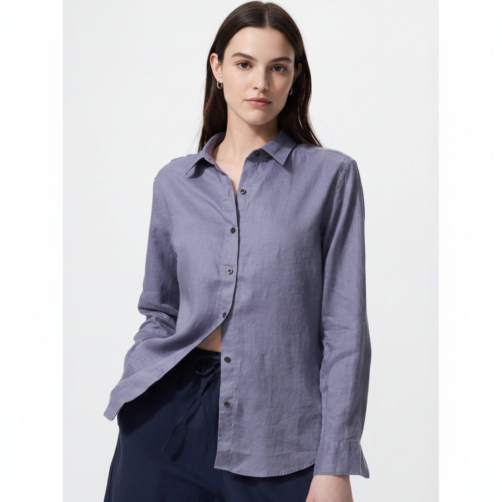 U Premium 100% European Linen Shirt – Relaxed Fit 475647 Japan best brand