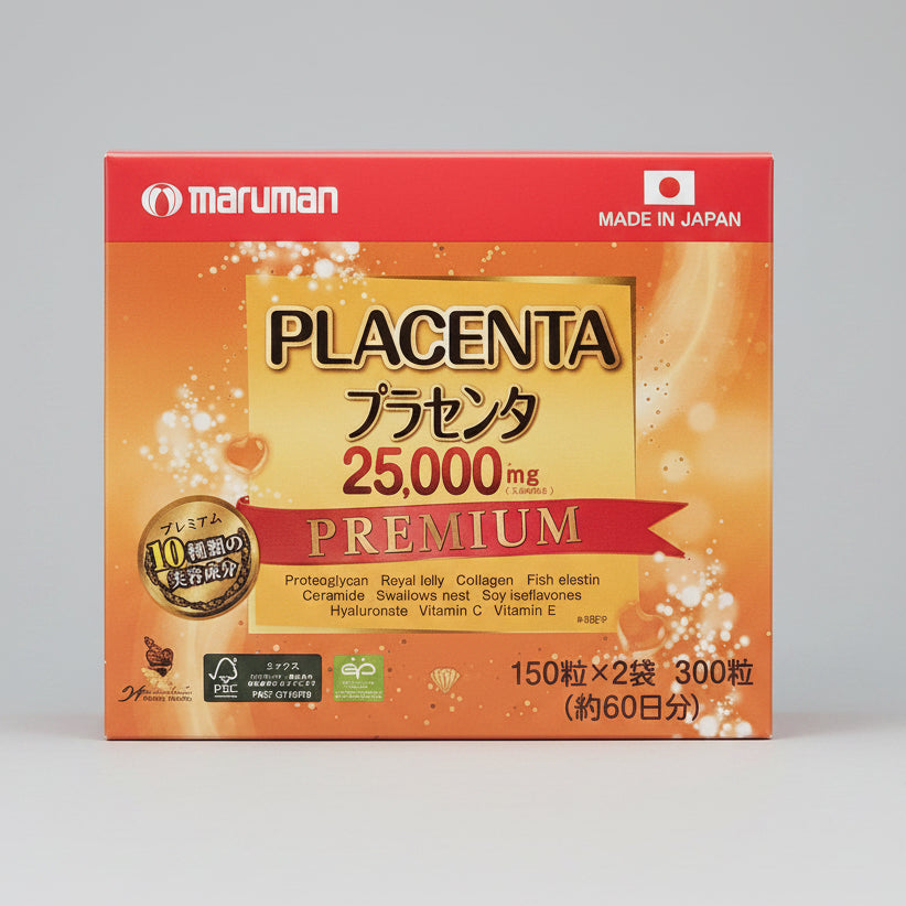 Maruman Placenta Premium 25,000mg (300 Tablets)