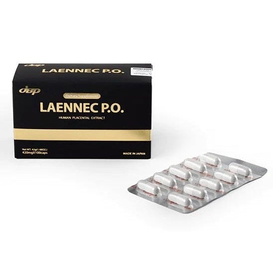 LAENNEC P.O. – Human Placental Extract Capsules (100 Capsules)