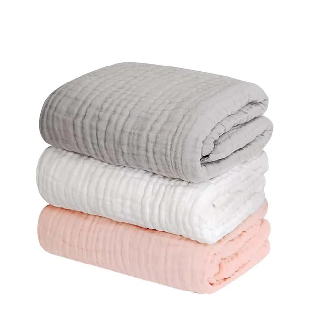 Keratta Baby Bath Towel | 6-Ply Cotton Gauze | 41.3 x 41.3 inches (105 x 105 cm)