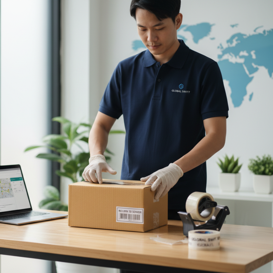 Reshipment for returned parcels